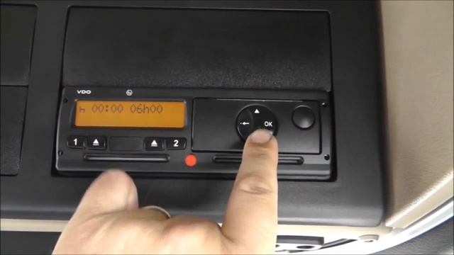Siemens Tachograph: How To Access Info On The Display.