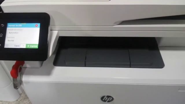 Como digitalizar e imprimir via pendrive na impressora HP Laser Jet PRO MFP M428fdw 1