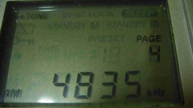 [SW DX] 4835 kHz AIR Gangtok (Sikkim, IND) 10.04.2018