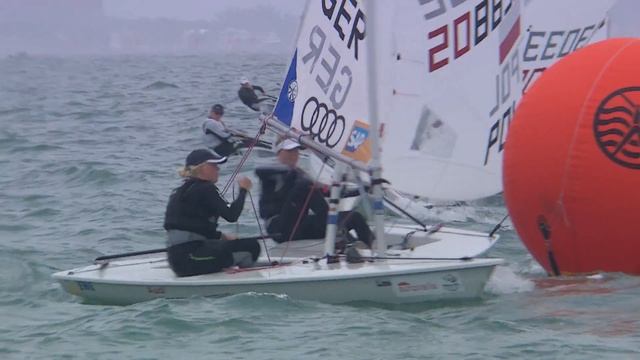 No margin for error - Olympic Laser Radial sailing