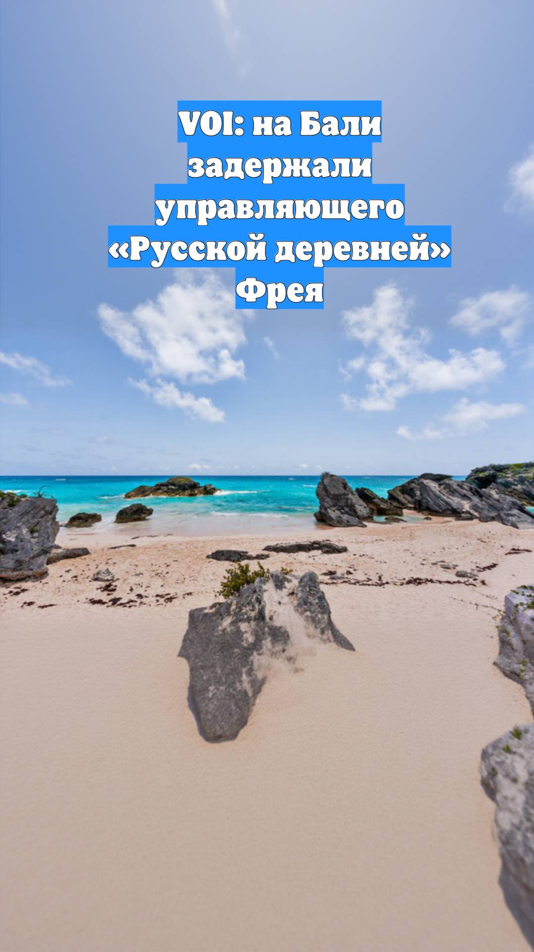 VOI: на Бали задержали управляющего «Русской деревней» Фрея