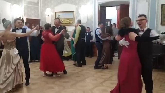 video- Вальс. Зимний бал в усадьбе Немцевичей Скоки Брестская область