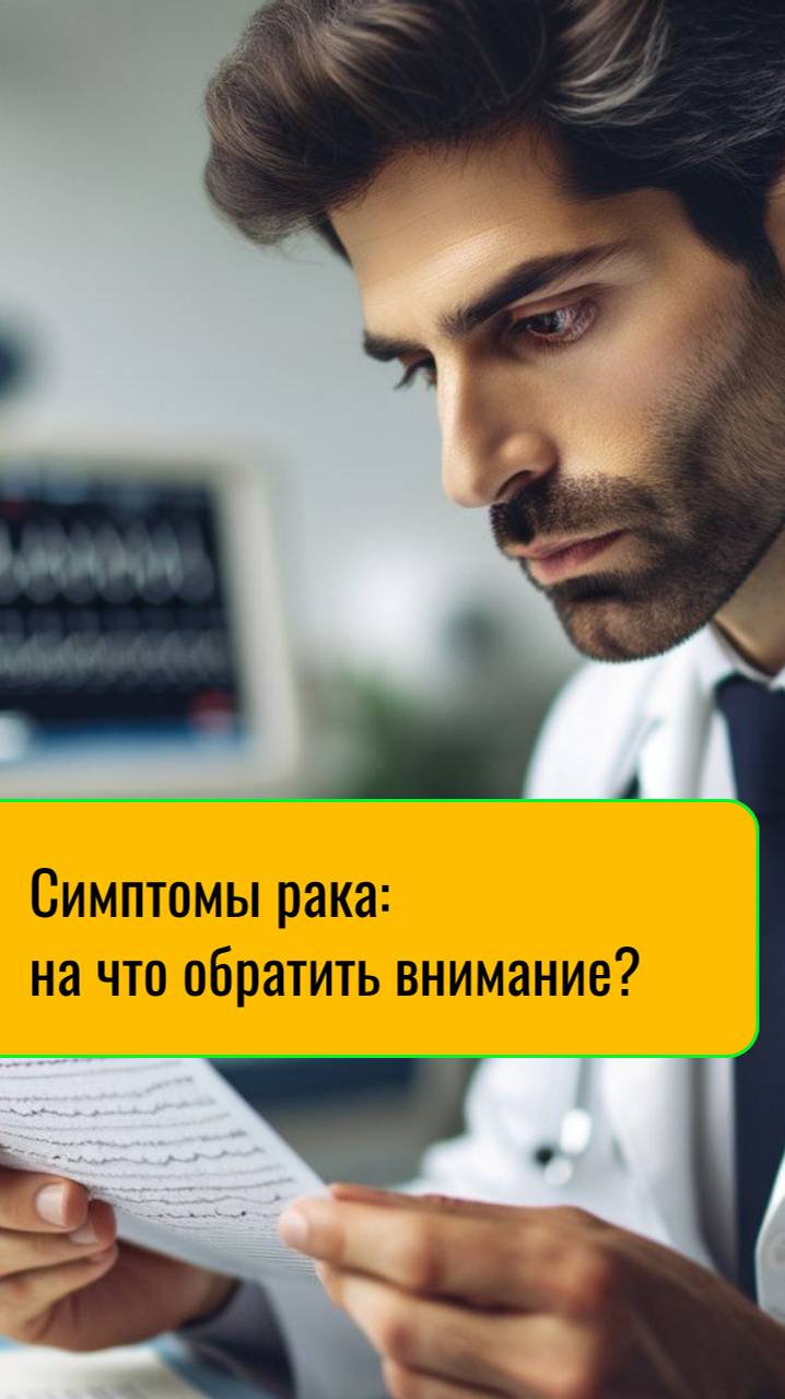 🤯 Симптомы рака: на что обратить внимание?