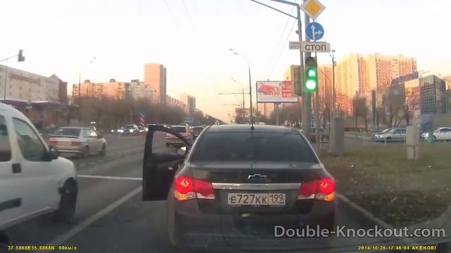 Водитель не растерялся - взял на понт