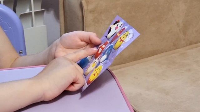 Вероника распаковывает Сквиш Антистресс от BO-BO-BO YUMMY CUB 2024