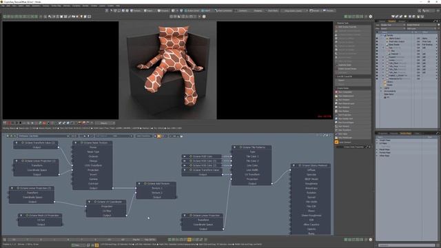 Modo _ Octane Render_ Texture Offset with No UVs