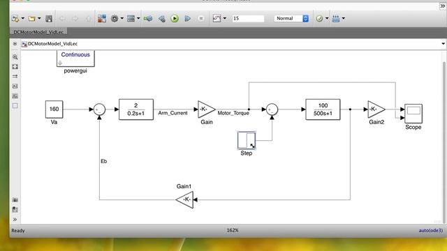 DC Motor Model in Simulink - Lec 03