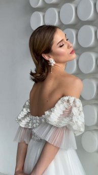 Свадебное платье Амулето из коллекции «Sposame!» от бренда Anna Kuznetcova