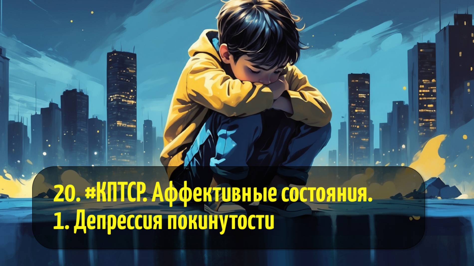 20. #КПТСР. Аффективные состояния. 1. Депрессия покинутости