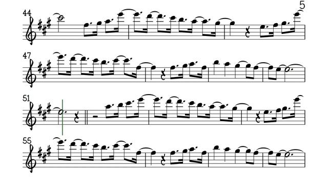 Lucky Alto Sax Sheet Music Backing Track Play Along Partitura ( 720 X 1280 )