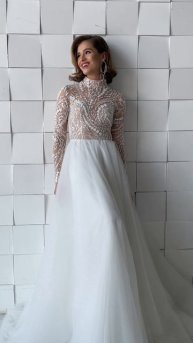 Свадебное платье Эгоиста из коллекции «Sposame!» от бренда Anna Kuznetcova