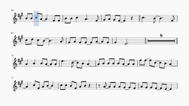 Last Christmas by George Michael Minus for alto sax_270p_360p