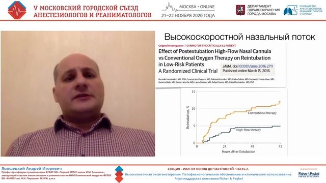 Высокопоточная оксигенотерапия Ярошецкий А.И.