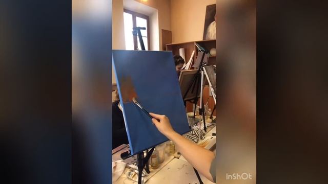 Мастер-класс по живописи Марины Калини