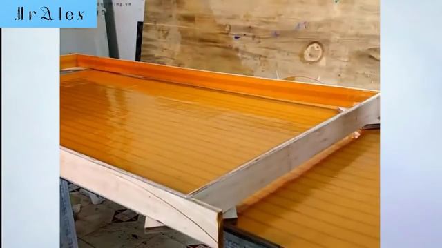 Эпоксидная смола Весь процесс изготовления стола