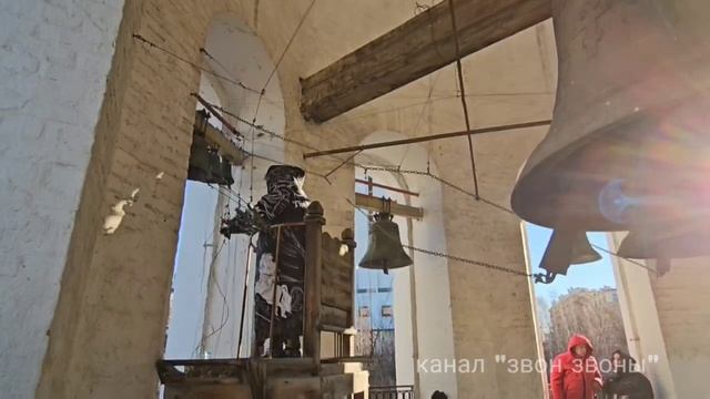 Колокольный звон на I фестивале в Андреевском монастыре, Москва 19.01.2025