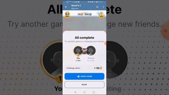 Gamee заработок на играх в Telegram