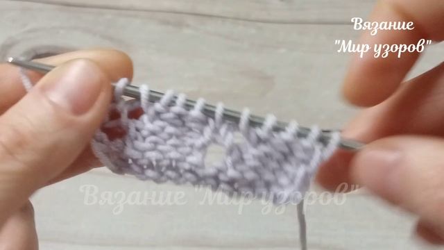 Когда хочется чего-то интересного и красивого, вяжу такой фантастический узор| Вязание для начинающи