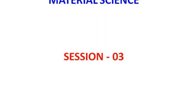 M 5 Material Science