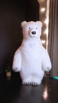 Демонстрируем наш костюм БЕЛОГО МИШКИ! Принимаем заказы!