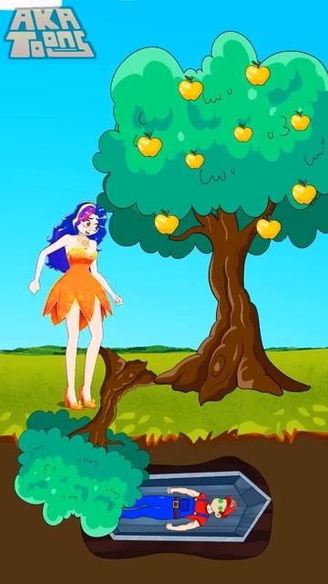 Bad Princess & Peach - A touching story🍀 Lesson For Selfish People❓💚 #shorts #tiktok #Story #viral