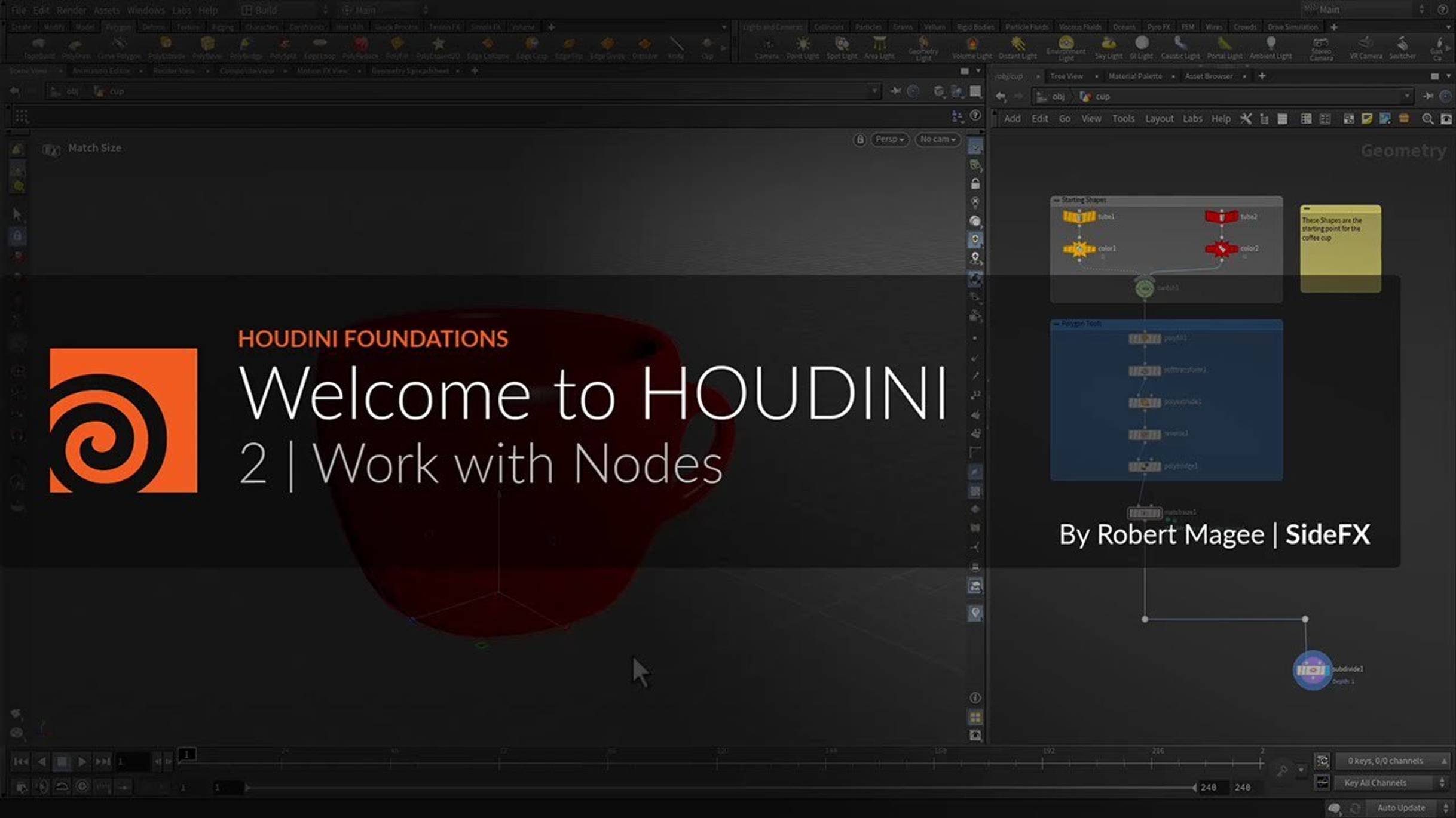 02 - Houdini 20.5 Foundations - Work with Nodes