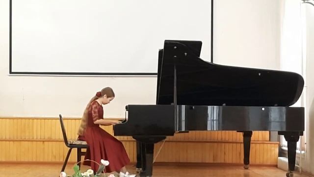 Лидия Букур 14 лет С В Рахманинов "Этюд-картина" cis-moll op 33 № 6