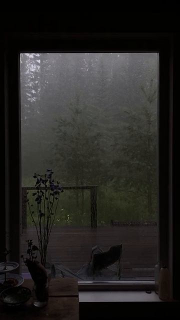 A Glass Window With Raining #shorts #youtubeshorts