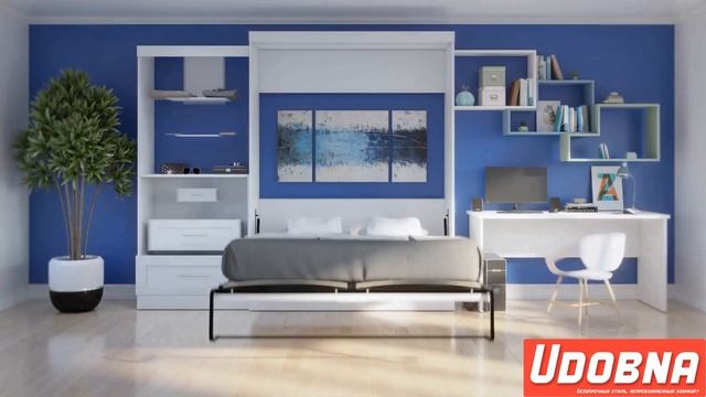 Шкаф-кровать трансформер на заказ от Udobna