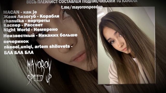 Плейлист подписчиков (speed up)