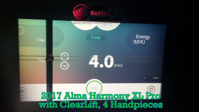2017 Alma Harmony XL PRO with 4 Handpieces Including ClearLift for Sale