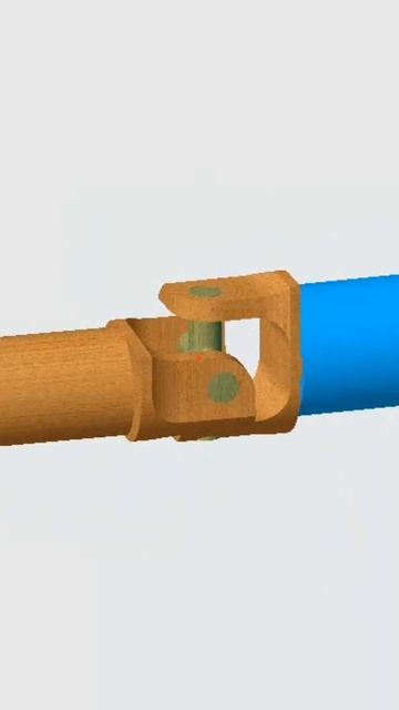 universal coupling #wood  #creo #3d #solidworks #mechanism #mechnicalengineering #cad #modelling