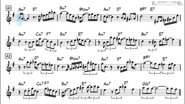 Everything Happens to Me - Backing Track with Sheet Music for Alto Sax