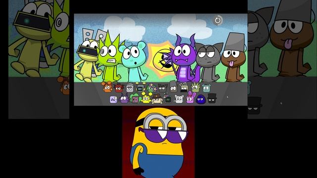 ALL Sprunki Sprunksters 🖌️🖍️✏️ NORMAL MOD #funny #sprunki #meme #animation #memes #incredibox