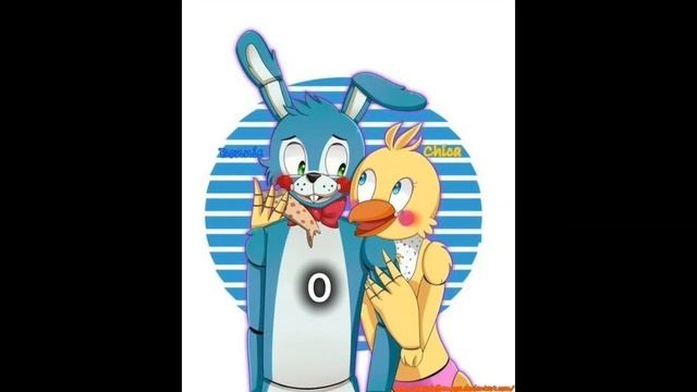 Toy Chica and Toy Bonnie love❤️