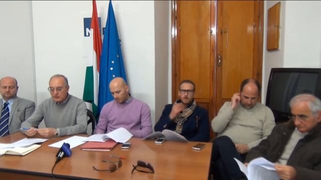 Conferenza Stampa Mozione sfiducia Consiglieri Opposizione Manfredonia 26 3 14 1