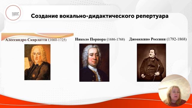 МЕТОДИКА ПРЕПОДАВАНИЯ ВОКАЛА (Академическое направление)
