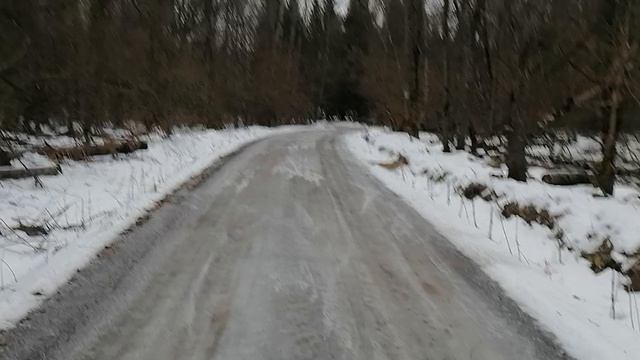 25.01.2025.Обзор с места  свалок в Ляховском лесу. Река Востец.Тюбинговая трасса Домодедово. Часть2