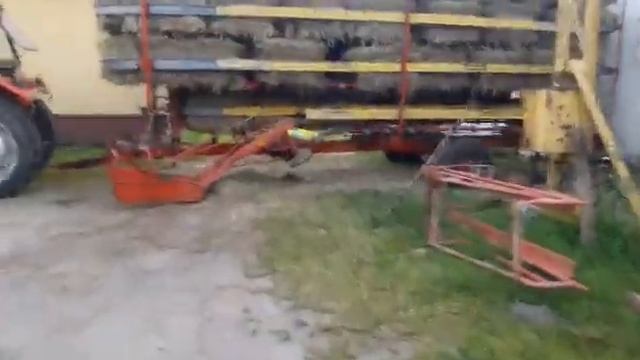 Прицеп автозагрузки для тюков
