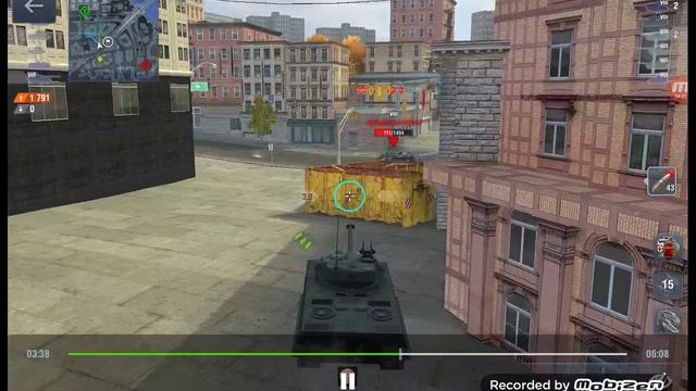 жёсткий бой на АМХ 50 100 
Tanks Blitz