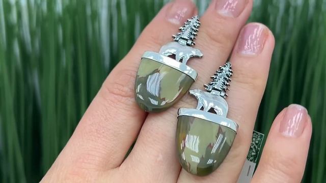 Анималистика и флора в серебряных украшениях от ФИТ🐈🌹🦋 ЯНТАРЬ ЯШМА  СОДАЛИТ
