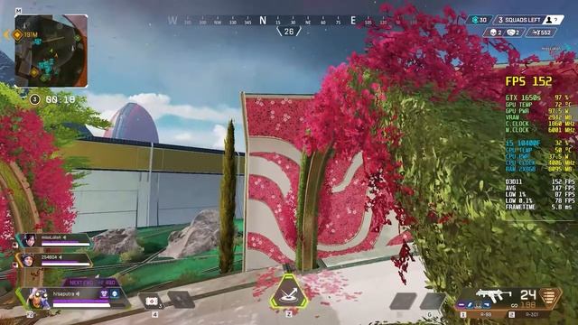 Apex Legends Season 9 GTX 1650 Super 4GB | 1080p Low Settings