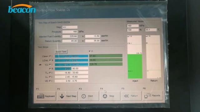 EPS205 common rail diesel injector test bench with piezo function