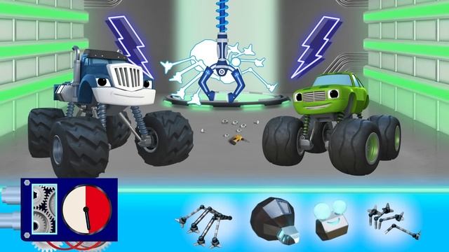 90 MINUTES of Crusher Builds Robots & Gabby's Mechanic Missions! | Blaze and the Monster Machines