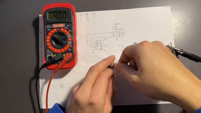 Digital potentiometer without microcontroller, using x9c104