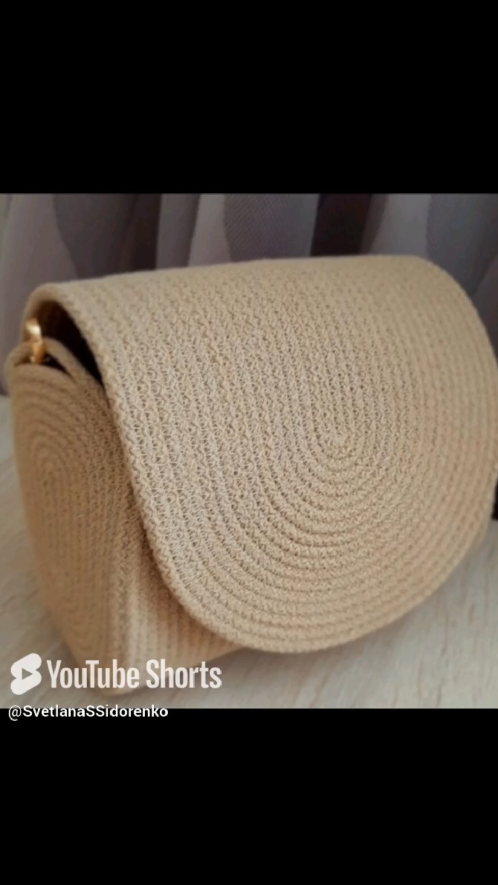 Как рассчитать длину начального отрезка шнура? #сумкаизшнура #шитьеизшнура