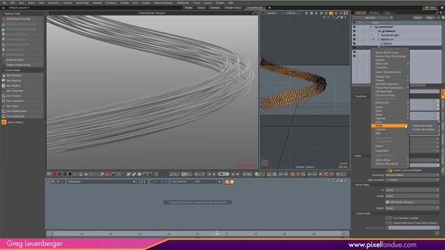 MODO Octane _ Rendering Curves