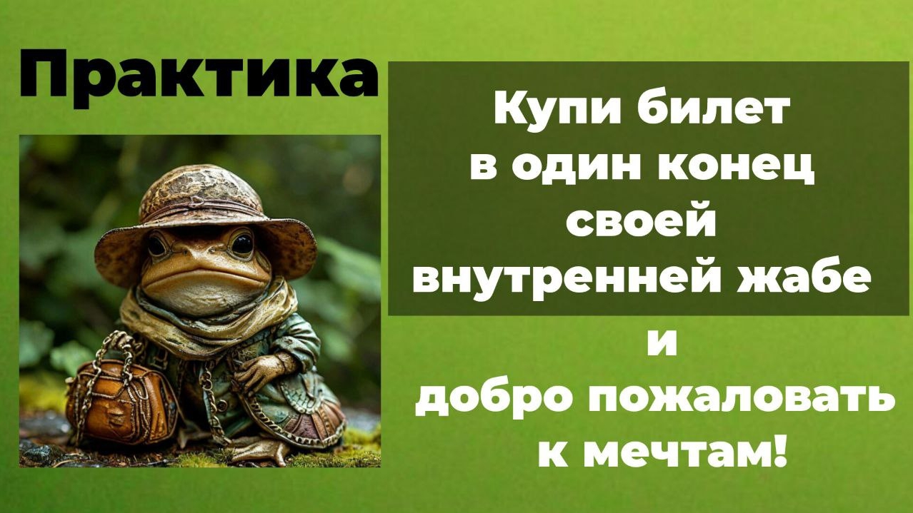 Купи билет своей Жабе 😀