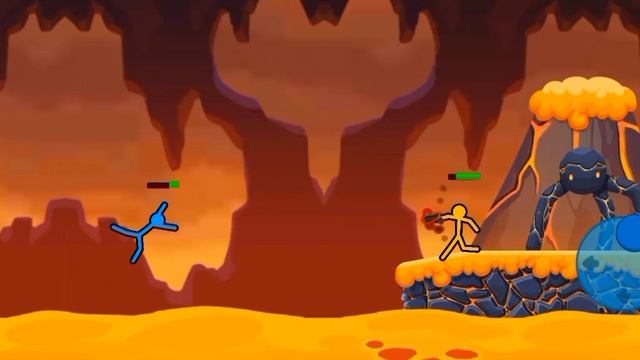 Стикмены играю в игру 😆😆