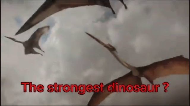 Strongest dinosaur.